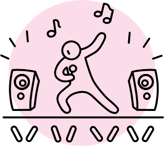 チャレンジをチャンスに変える!定期的に行われるライブステージ
